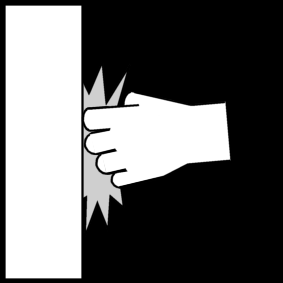 hit wall